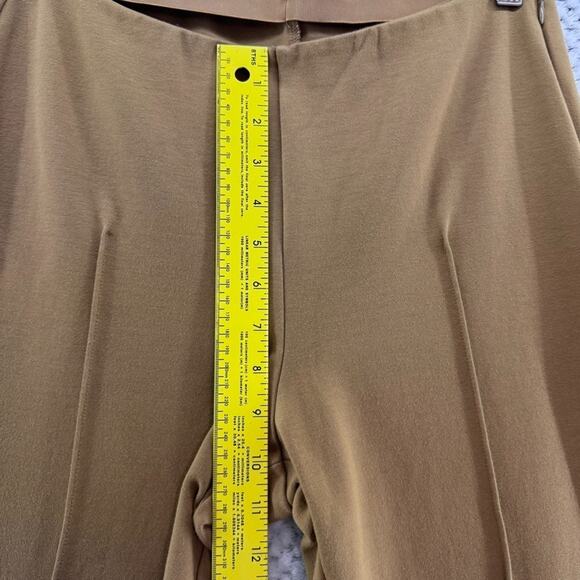Everlane Pants Womens L Brown The Dream Trouser Pullon Mid Rise Straight Pintuck - Picture 11 of 15